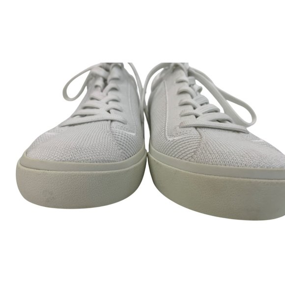 Rothys Womens White Knit Lace-Up Sneakers Size 9 Eco-Friendly EUC - Picture 8 of 12
